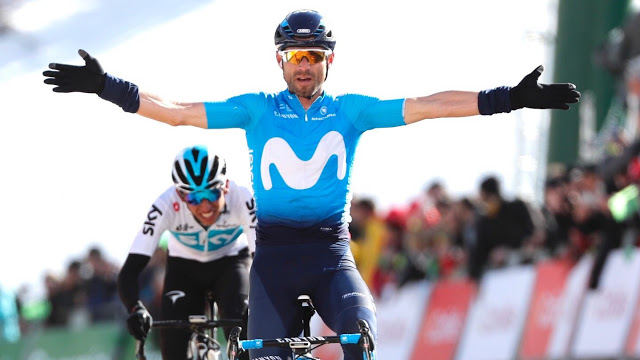 Valverde crowns Movistar’s one-team show atop La Molina