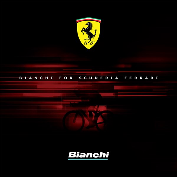 Bianchi and Ferrari join forces for a Range of Bicycles
