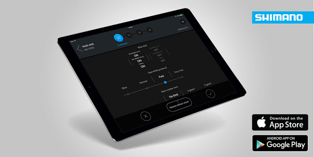 Shimano New E-TUBE Software allows Di2 customisations by tablets and mobile devices
