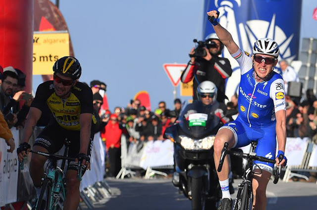 Dan Martin from Quick-Step Floors Team won the second stage of Volta ao Algarve 2017