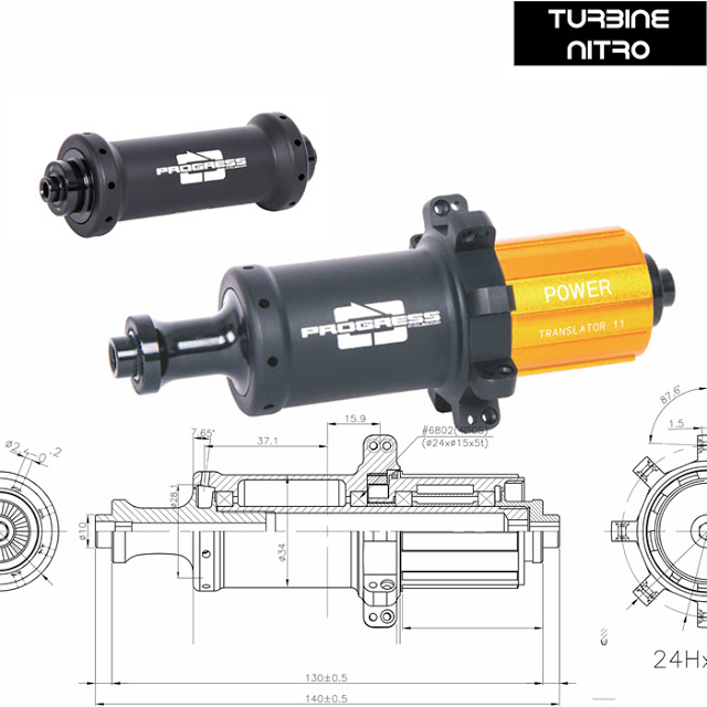 New Turbine NITRO Road Hubs from Progress