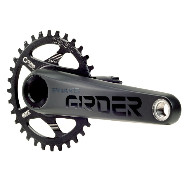 Girder Carbon are the New Carbon MTB Cranks from Praxis Works