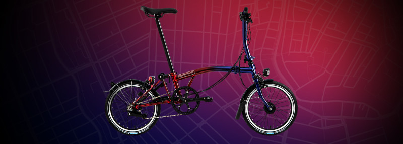 Introducing the Nine Streets Brompton with a unique special fade finish. Inspired by Amsterdam, made in London