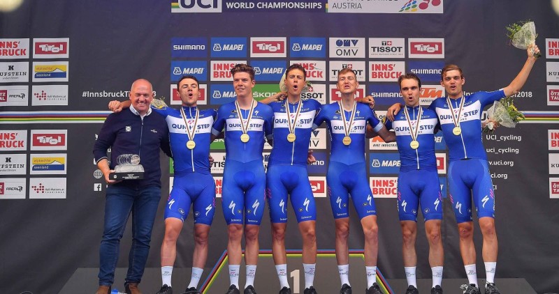 Quick-Step Floors win record fourth World TTT Title