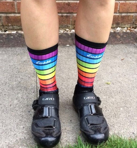 The New Lusso Kaleidoscope Active Aero Socks