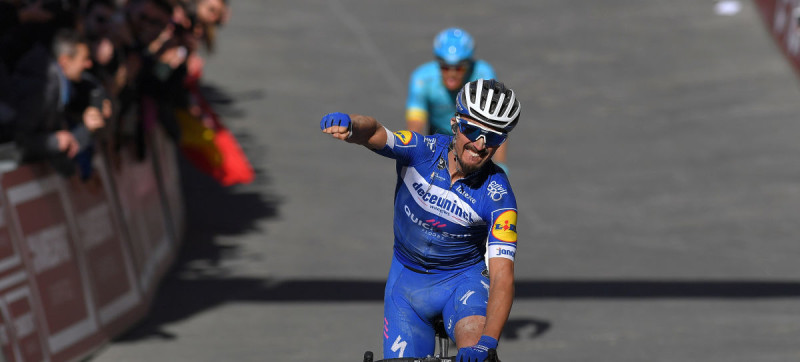 Julian Alaphilippe Powers to Victory at Strade Bianche Debut