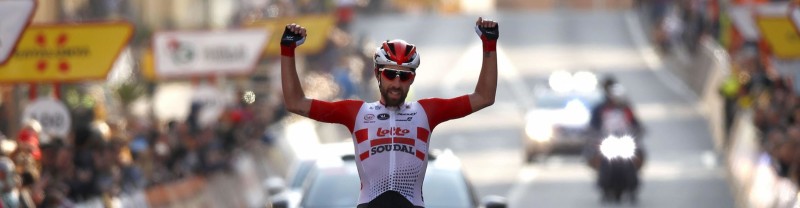 De Gendt Wins the First Stage of the Volta a Catalunya after a Long Solo