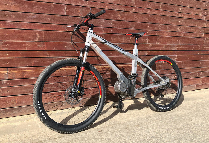 Multi-Purpose E-bike with Original Frame on Rivets