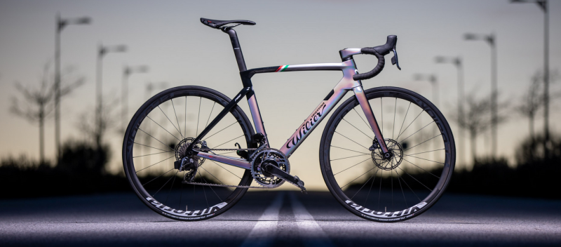 Everything looks Better when you're Riding the New Cento10PRO Iride Grey with the SRAM Red eTap AXS (even going uphill!)
