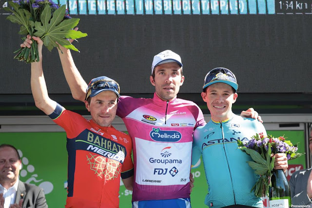 Thibaut Pinot won the Tour of the Alps