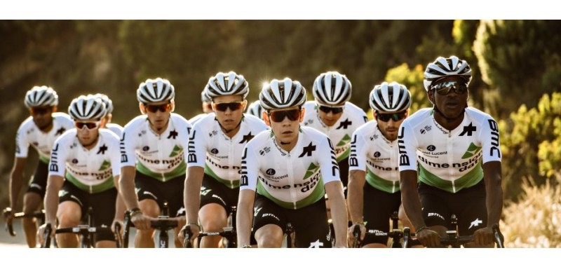 Team Dimension Data for Qhubeka Partners with Normatec