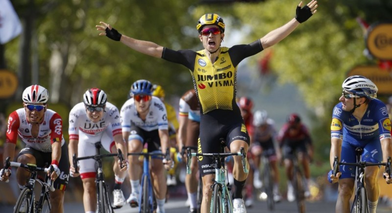 Van Aert Wins in Mass Sprint After Exhausting Tour Stage