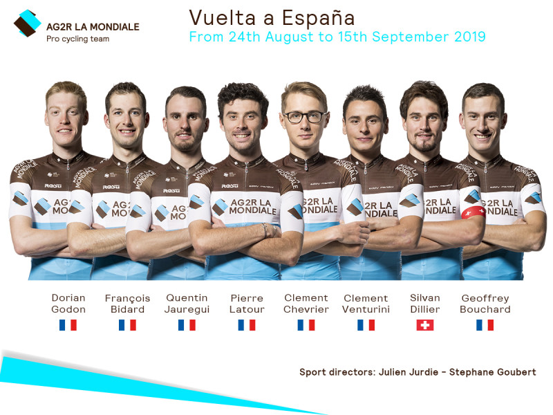 AG2R La Mondiale Pro Cycling Team to Vuelta España 2019