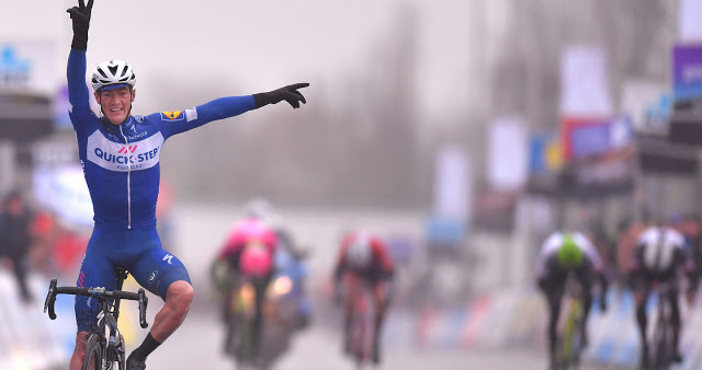 Yves Lampaert rides into the history books at Dwars door Vlaanderen 