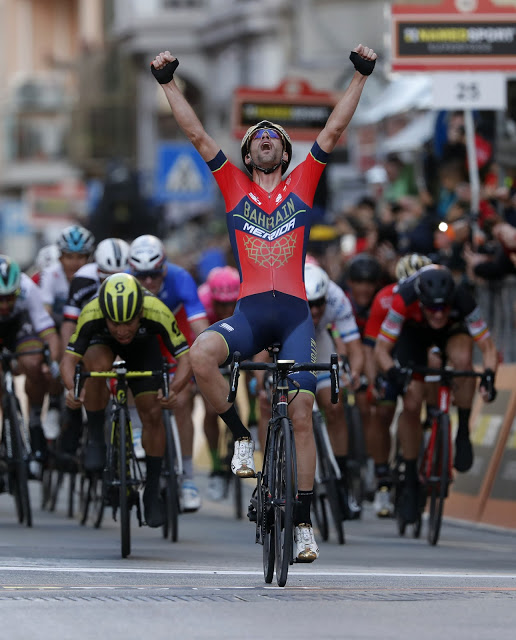 Vincenzo Nibali won Milan-Sanremo 2018