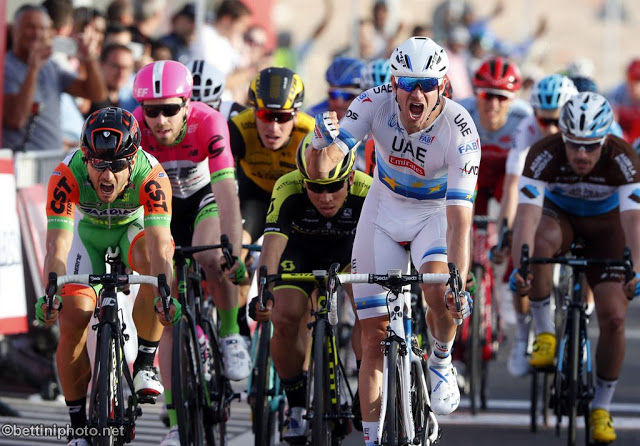 Kristoff produces sprint masterclass to take home stage victory at Abu Dhabi Tour