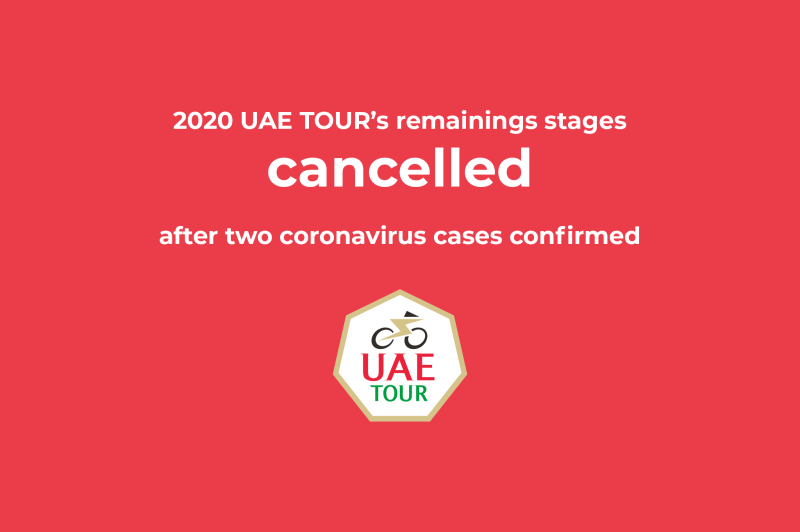 2020 UAE Tour’s Remaining Stages Cancelled After Two Coronavirus Cases Confirmed