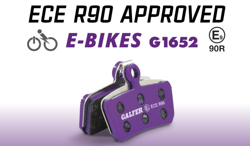 Galfer Brake Pads for E-Bikes Obtain ECE R90 Certification