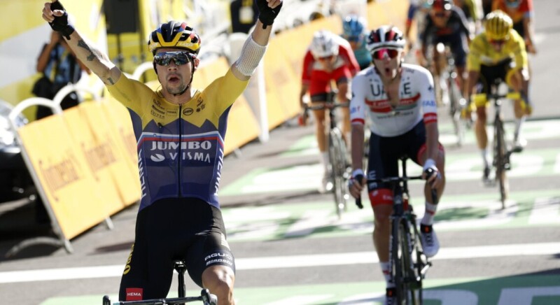 Roglic Finishes Off Fantastic Teamwork in Tour and Wins at Orcières-Merlette
