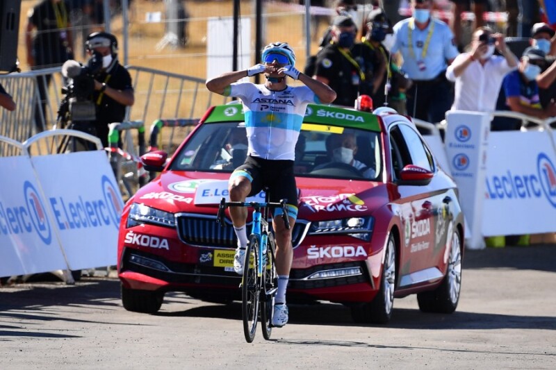Tour de France. Stage 6. Huge Success of Alexey Lutsenko Atop Mont Aigoual