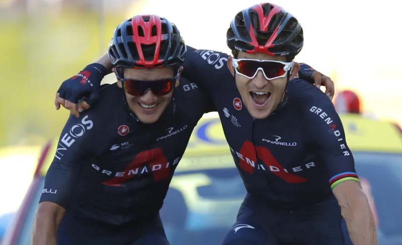 Tour de France: INEOS Grenadiers Seal 1-2 Finish on Stage 18
