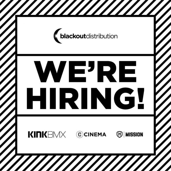 Job Offer By Blackout BMX - Territory Account Manager