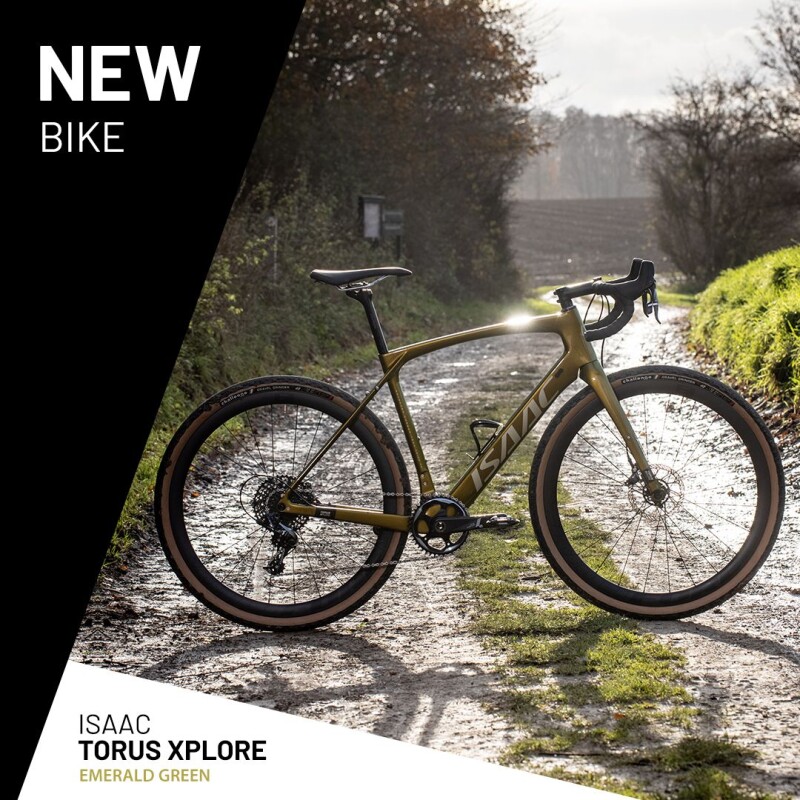Level Up your Gravel Skills with the Brand New Isaac Torus Xplore Emerald Green!