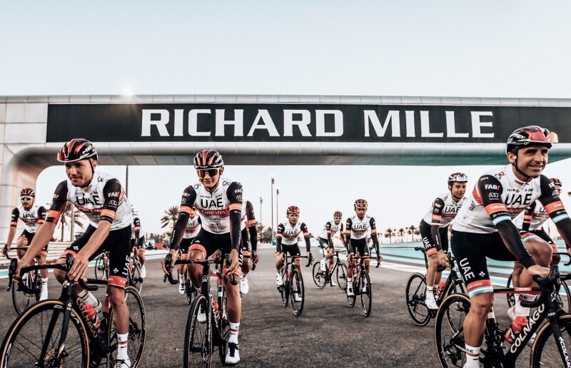 UAE Team Emirates Teams Up with Richard Mille as Their New Official Watch Partner