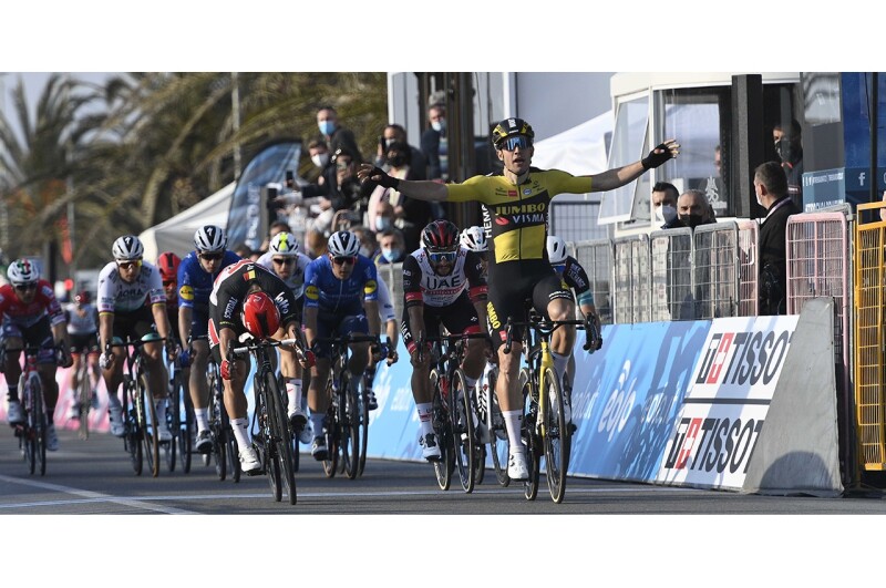 Wout Van Aert Wins Stage 1 of the Tirreno-Adriatico