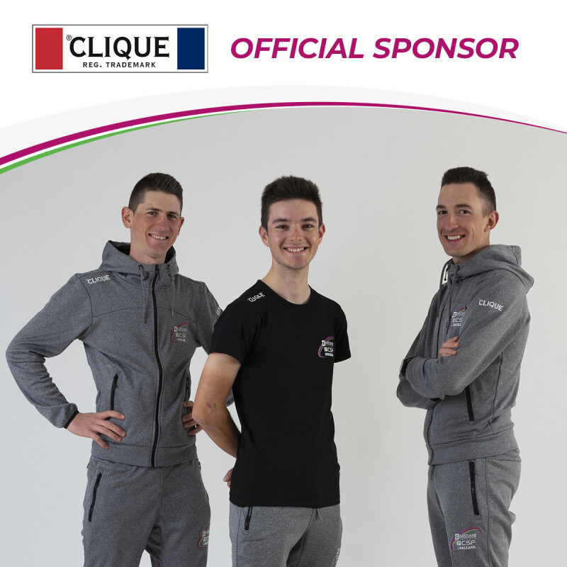 Bardiani CSF Faizanè: Clique is the Official Partner for the Casual Apparel of the Team