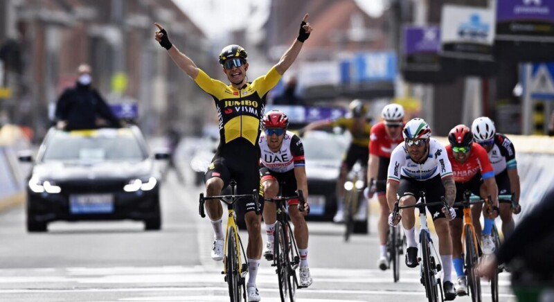 Van Aert to Victory in Wevelgem Thanks to Van Hooydonck