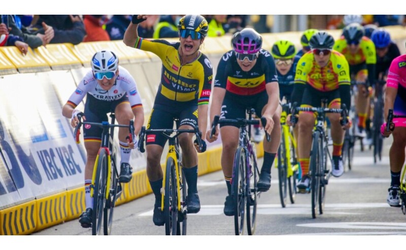 Vos Gives Team Jumbo-Visma Women First Ever Victory with Win in Gent-Wevelgem