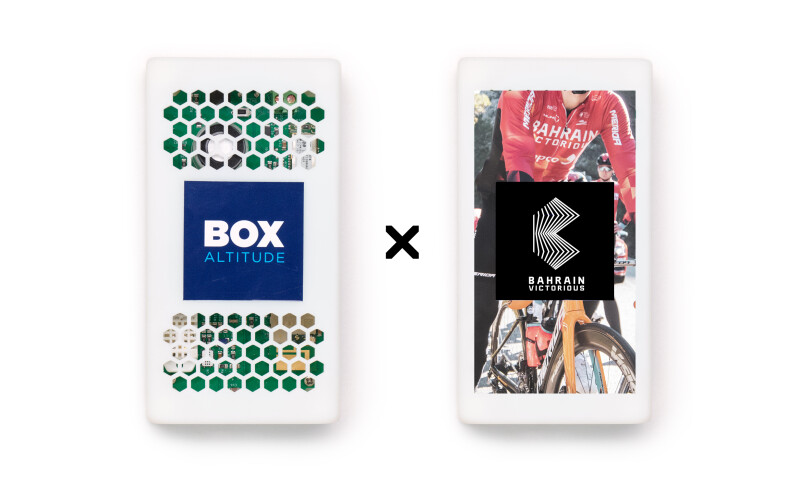 Team Bahrain Victorious Partner with Box Altitude