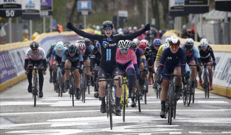 Team DSM Taste Sprint Success in Scheldeprijs as Lorena Wiebes Powers to Victory