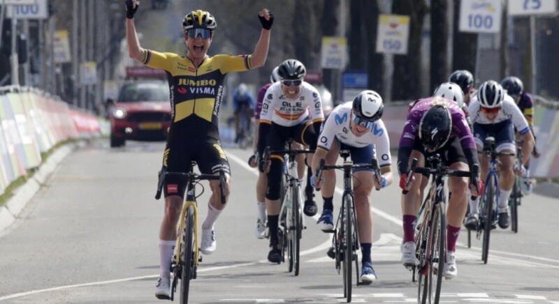 Vos Rushes to Majestic Victory in Amstel Gold Race