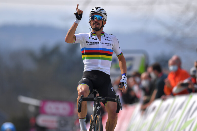 World Champion Julian Alaphilippe Wins Flèche Wallonne