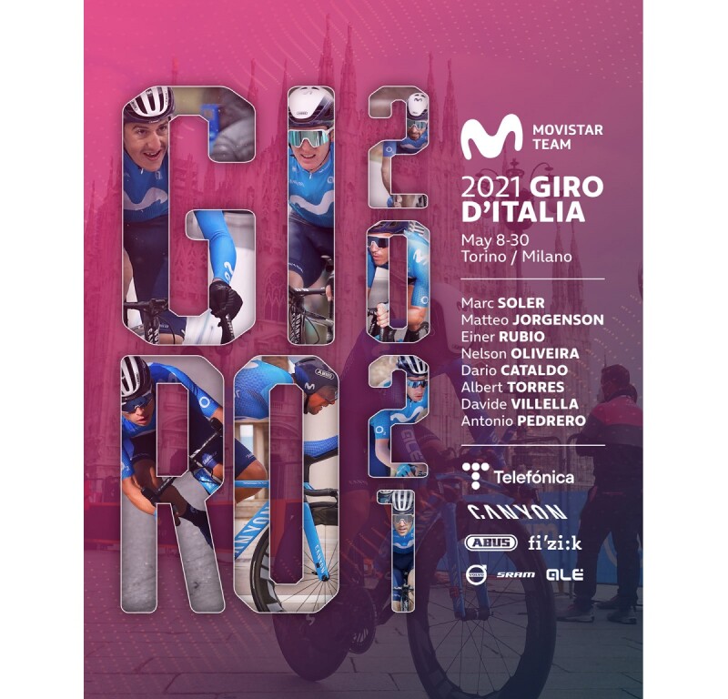 Movistar Team Announces 2021 Giro d’Italia Lineup
