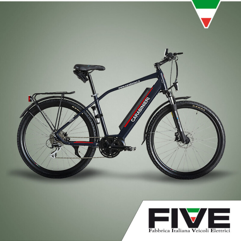 E-Bike: the Italian Company FIVE Produces the New Pedal Assist E-Bike that Will Be Used by the Carabinieri Corps