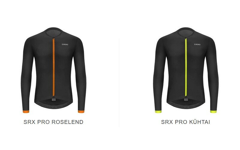 New SRX Cycling Equipment by Siroko - SRX PRO Roselend and SRX PRO Kühtai Jerseys
