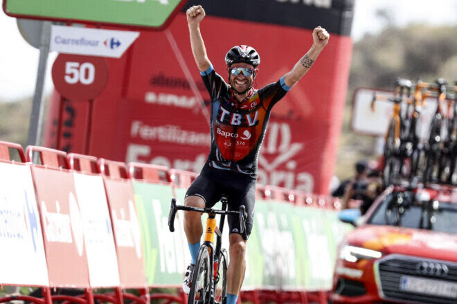 Damiano Caruso Victorious on Stage 9 of La Vuelta