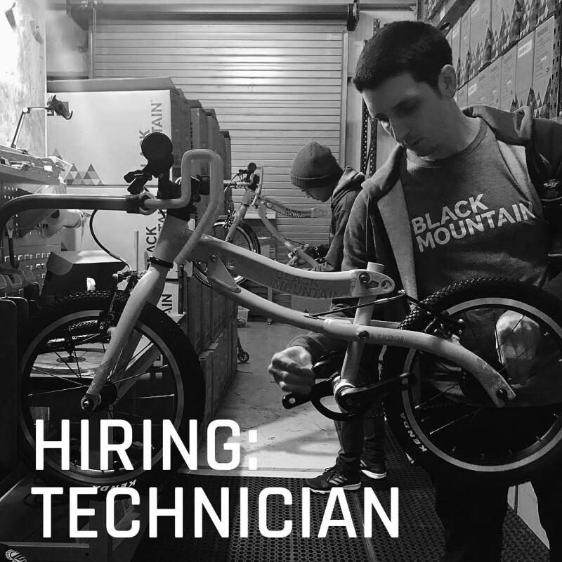 Job Offer By Black Mountain Bikes - Bike Technician