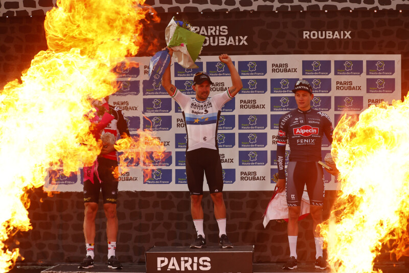 Sonny Colbrelli Wins Paris-Roubaix
