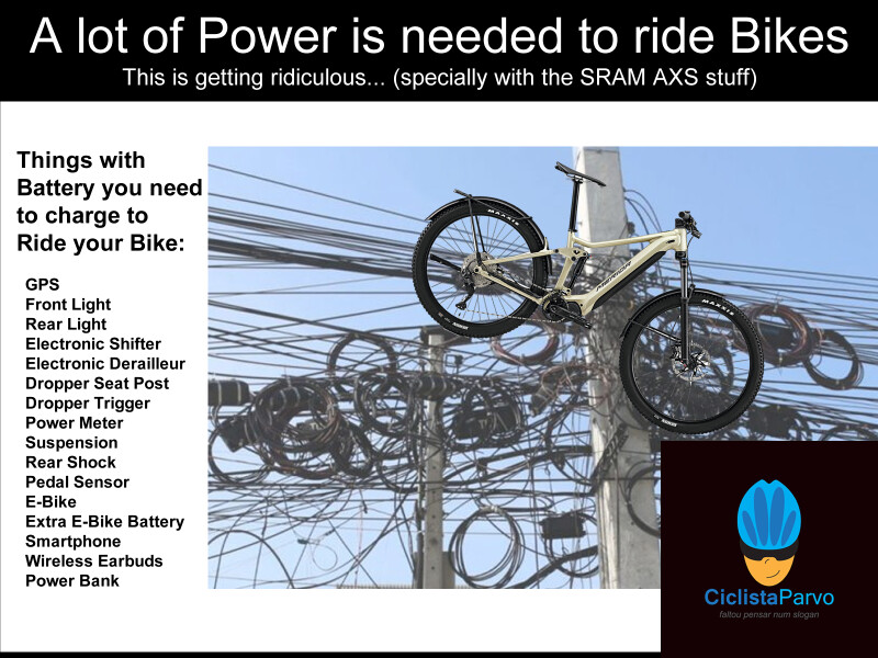 A lot of Power is needed to ride Bikes