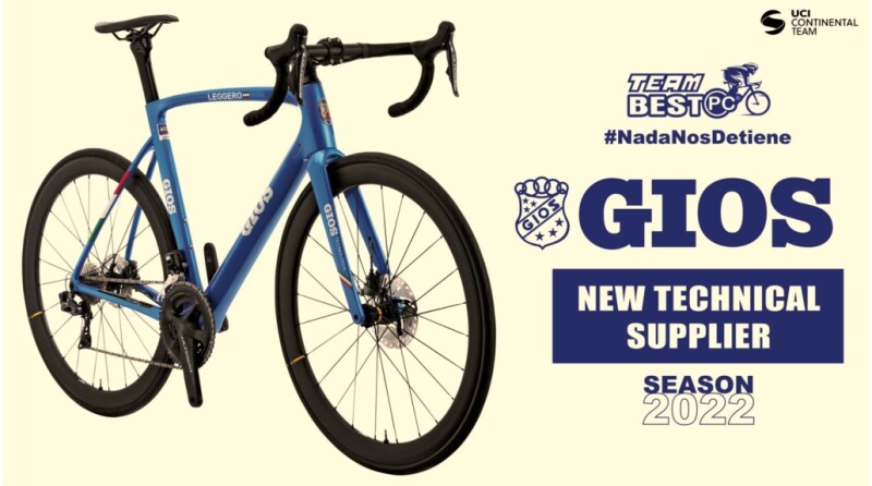 GIOS, New Official Technical Supplier of the UCI Continental Cycling Team Best Pc