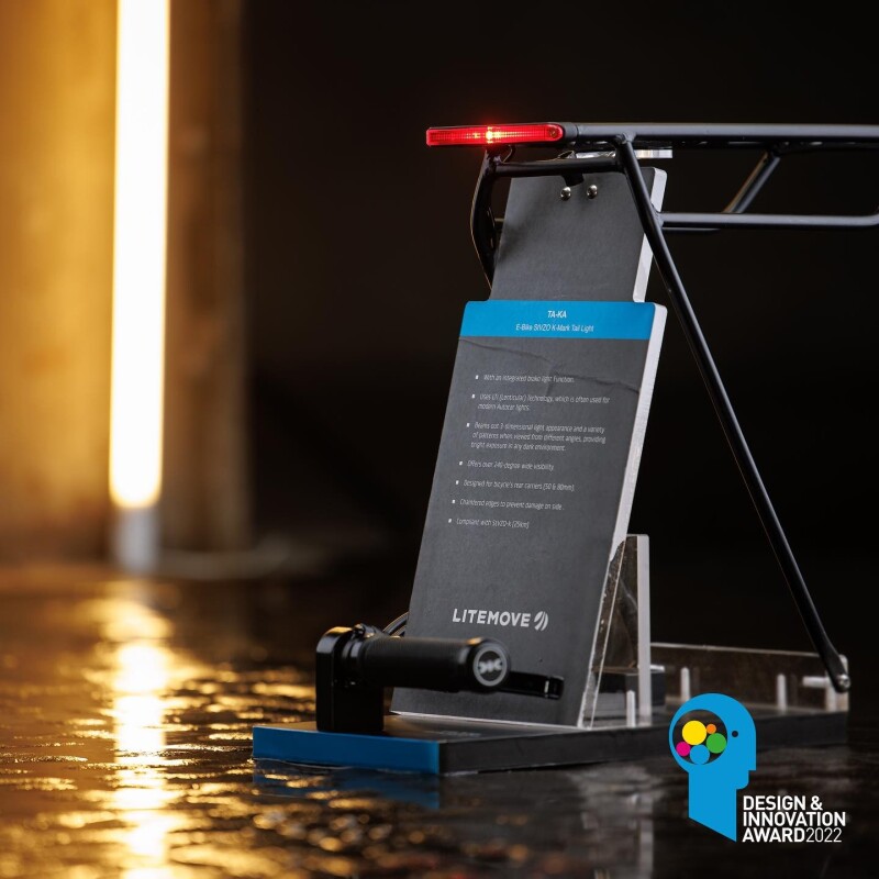 Litemove TA-KA Tail Light Won The Design & Innovation Award 2022