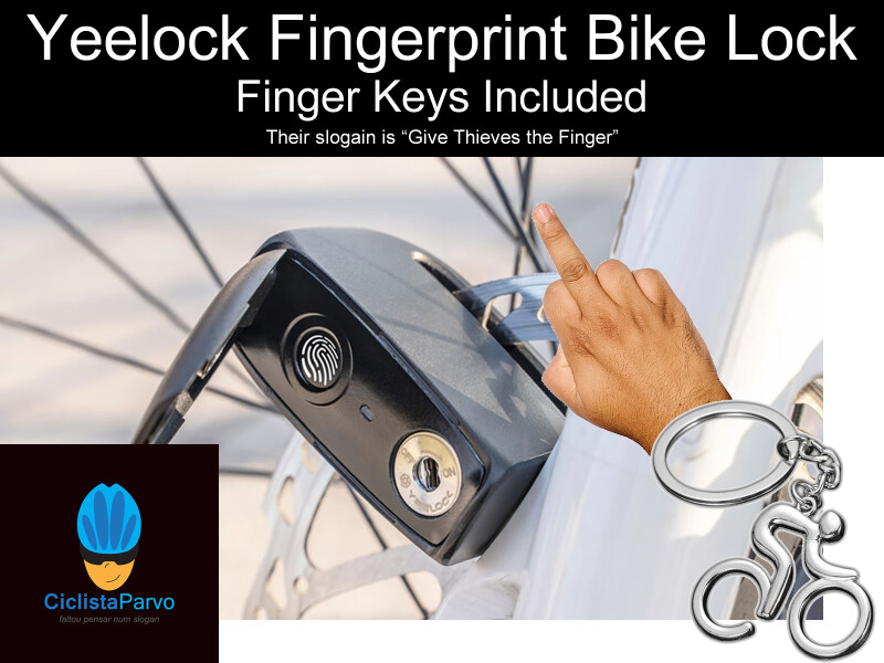 Yeelock Fingerprint Bike Lock