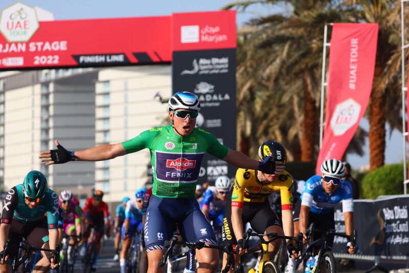 Philipsen Wins Stage 5 of the UAE Tour, Pogacar Extends his Lead