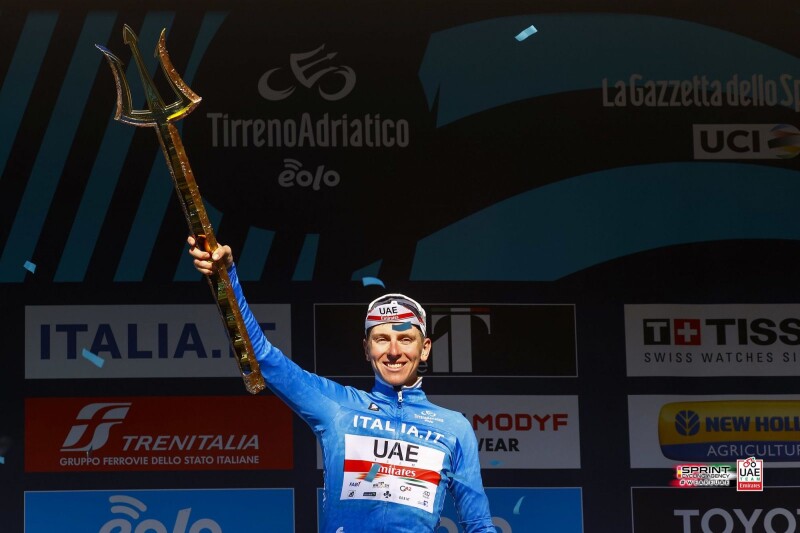Pogačar Wins Overall Title at Tirreno-Adriatico