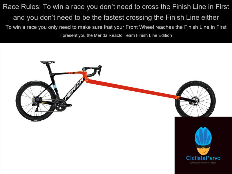 Race Rules: To win a race you don’t need to cross the Finish Line in First