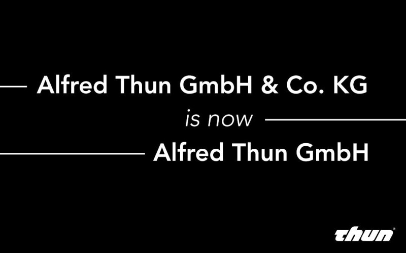 Alfred Thun GmbH & Co. KG is Now Alfred Thun GmbH
